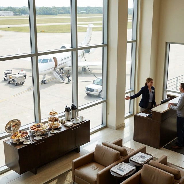 FBO services New Jersey - fuel catering concierge amenities