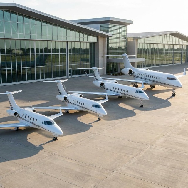private jet types Florida - light midsize super-midsize heavy category comparison